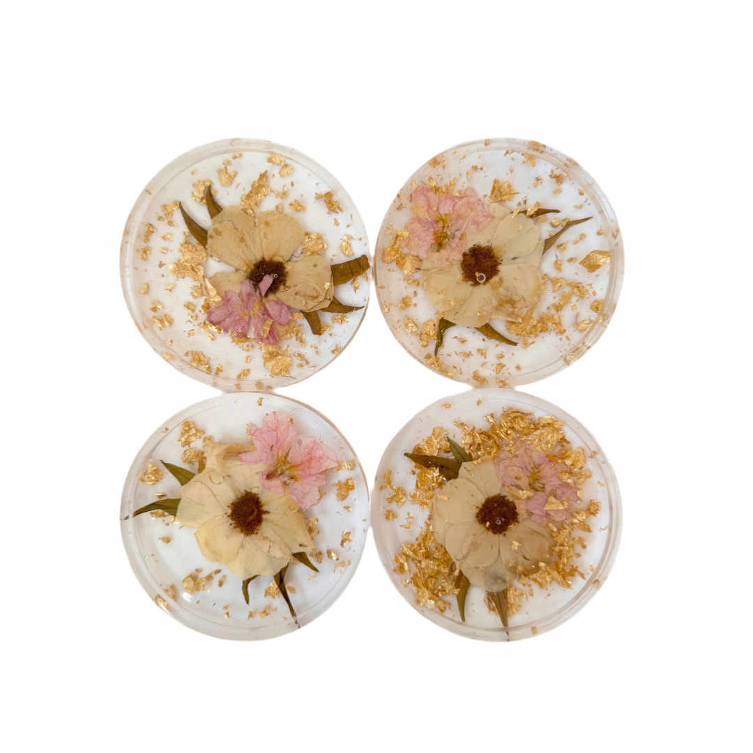 Set of 4 Resin Coasters
