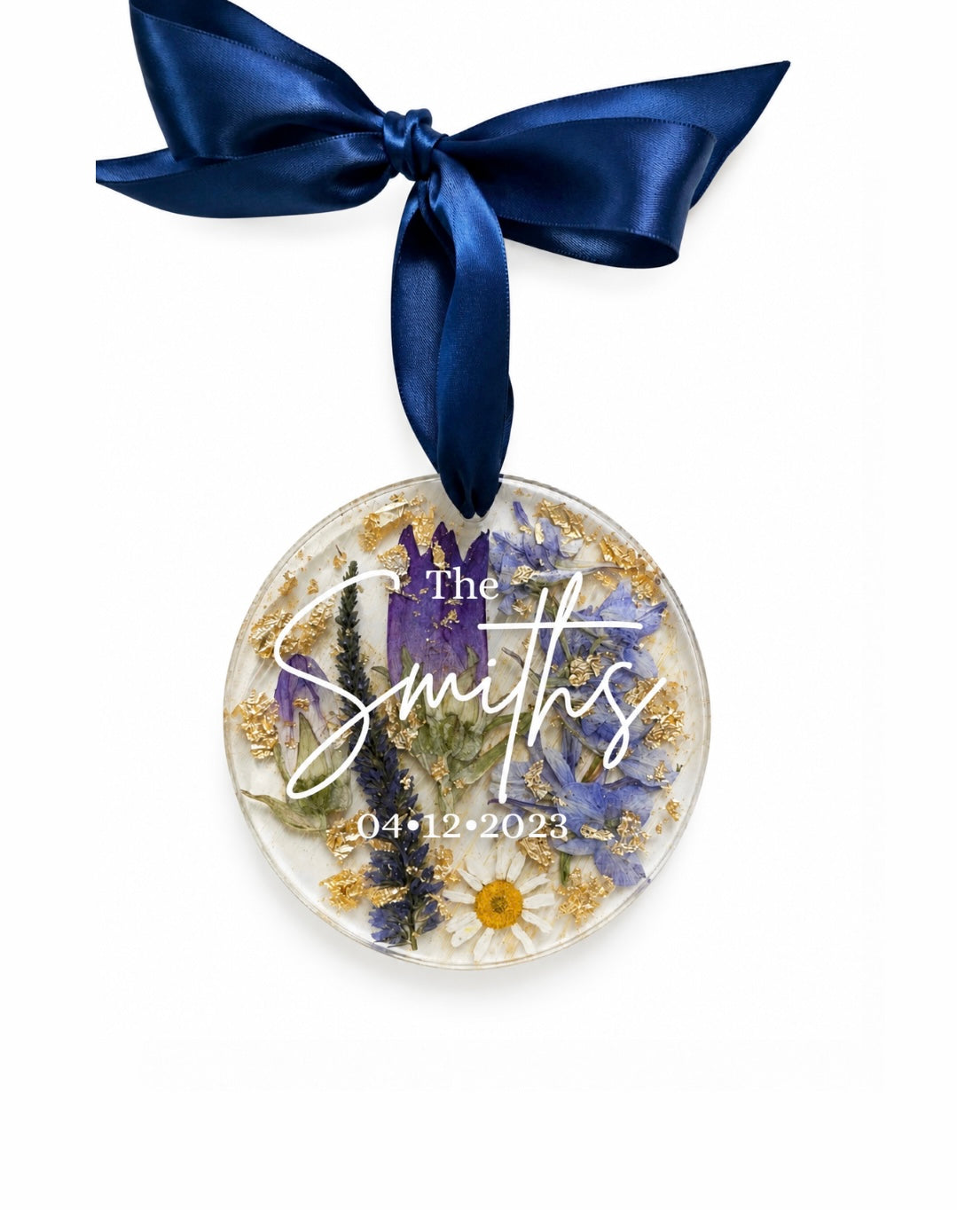 3in Resin with Vinyl Lettering Ornament