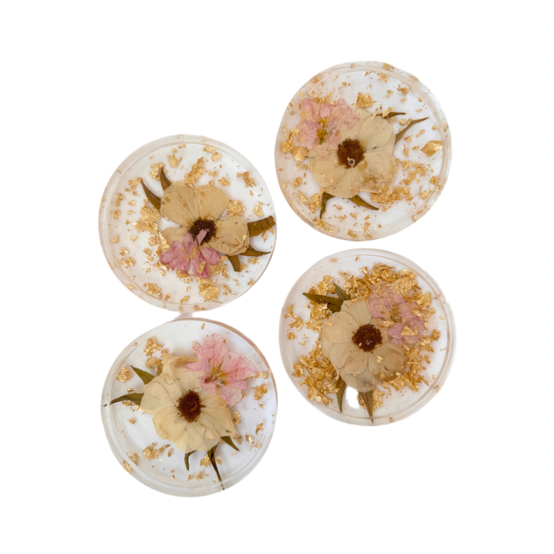Set of 4 Resin Coasters