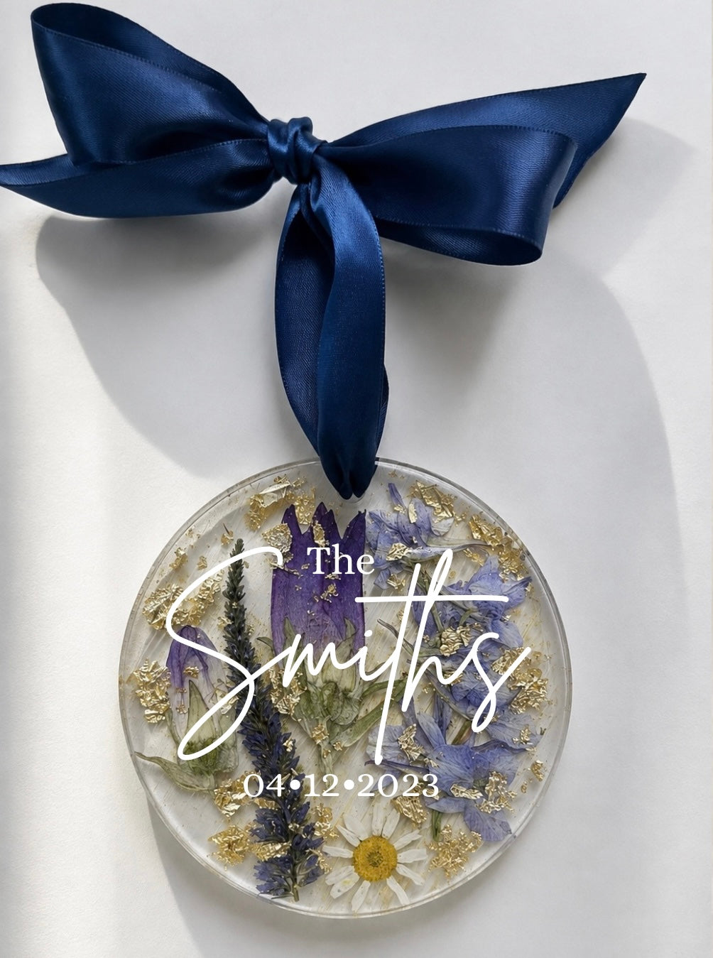 3in Resin with Vinyl Lettering Ornament