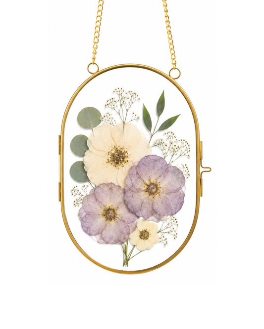 4x6 Gold Oval Hanging Frame